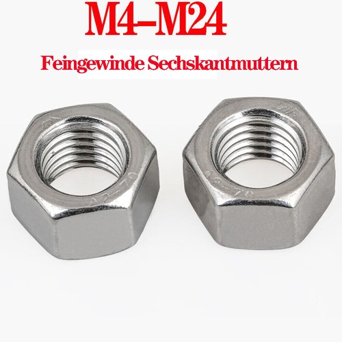 Feingewinde sechskantmuttern - feingewinde,
