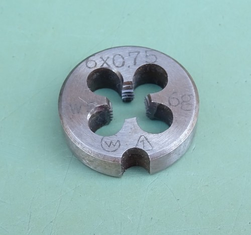 Schneideisen m6x0 6g - ws, m6x0,75