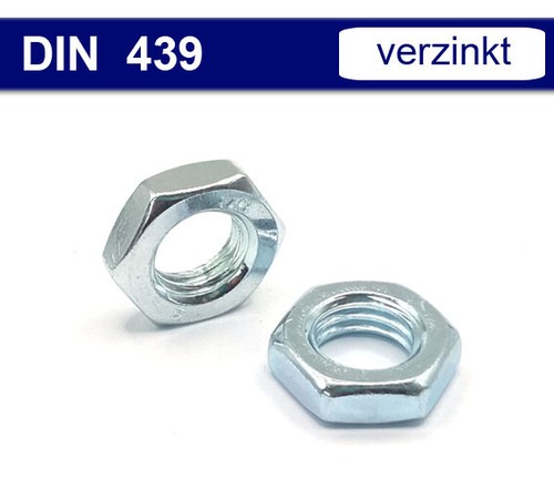 Flachmuttern din 439 - flachmuttern,