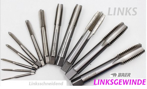 Hssg gewindebohrer links baer - links,
